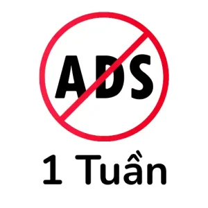 Tắt quảng cáo 1 tuần