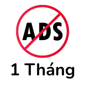 Tắt quảng cáo 1 tháng